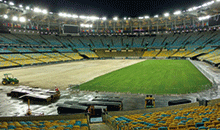 Le gazon de Maracanã prêt pour les grands matchs !
